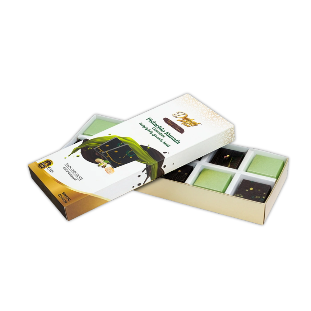 Dubai Food Pistachio Kunafa Dark Chocolate Mini 120g