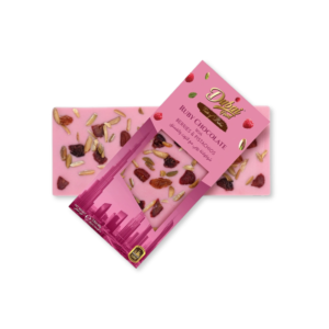 Dubai Food Ruby Chocolate With Berries & Pistachios 80g